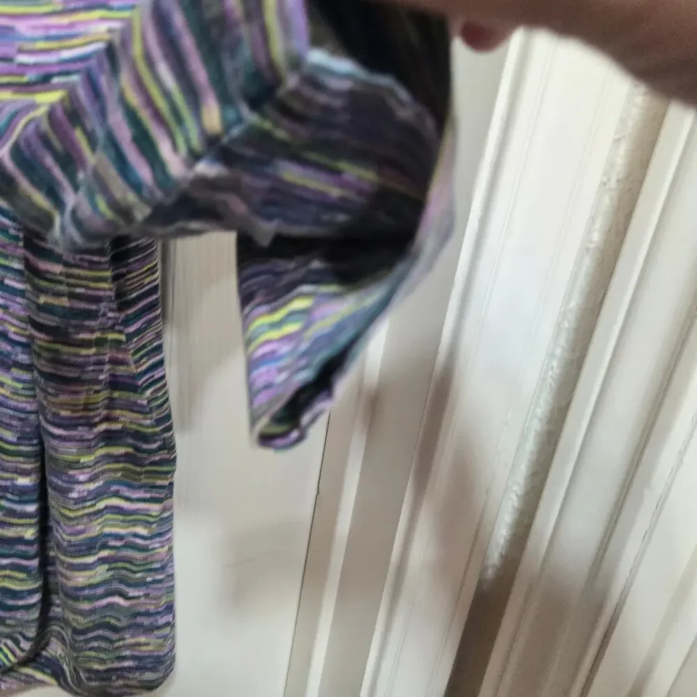 Christopher Banks 2X Multicolor Twist Front Top Plus Size - Picture 6 of 9